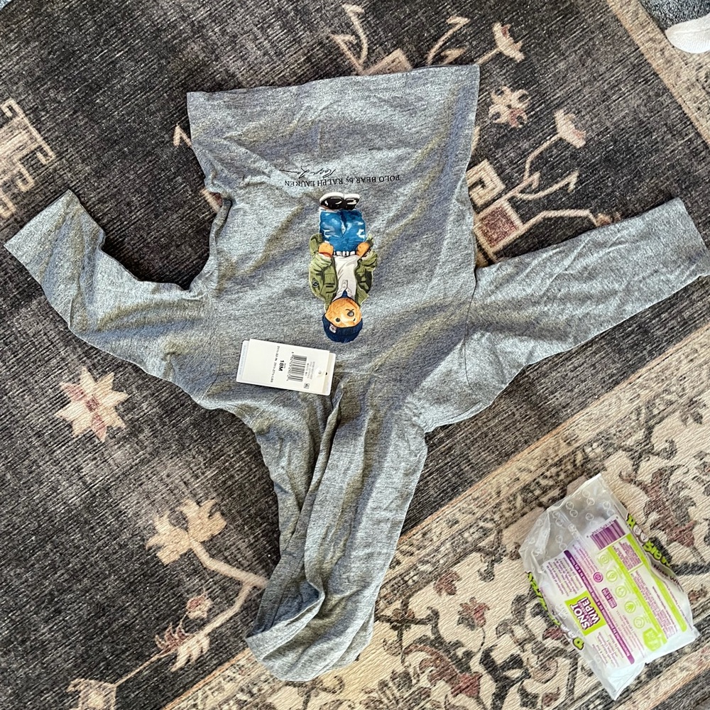 NWT rAlph lauren t shirt hoodie 18mos
